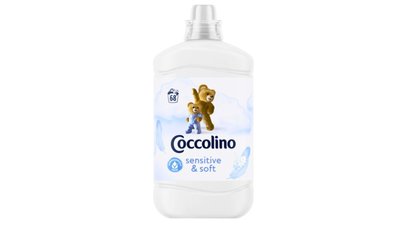Coccolino Ополіскувач для білизни Sensitive & Soft - 1,7 L / 6 шт/ящ 00-00006805 фото