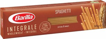 Макарони спагетті Barilla Інтеграли SPAGHETTI 500гр, (24шт/ящ) LT909 фото