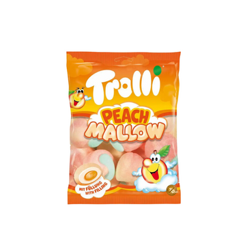 Маршмеллоу Trolli peach mallow без глютену, 150 г, 8 уп/ящ 6120042979 фото