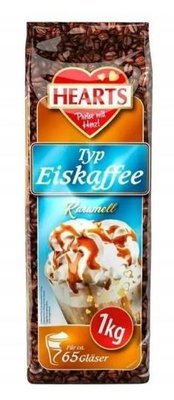 Капучино HEARTS Eiskaffee Karamell, 1 кг, 10 шт/ящ 1774549385 фото