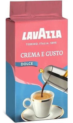 Кава Lavazza Crema e Gusto Dolce мелена, 250 г, 20 уп/ящ 2115429097 фото