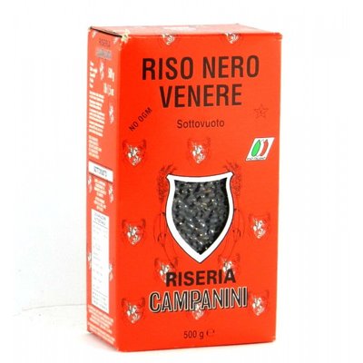 Рис Nero Venere Riseria Campanini 0.5 кг, 12шт/ящ 1634653424 фото