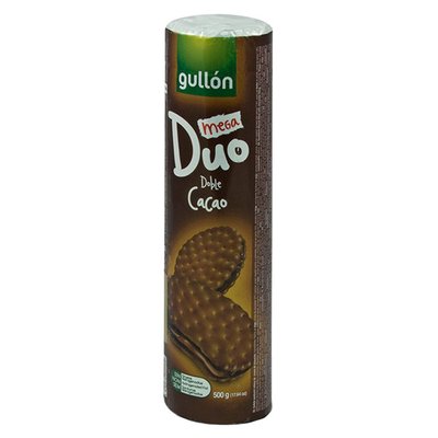 Печиво Gullon Duo Mega з подвійним какао 500гр, (20шт/ящ) T4440 фото