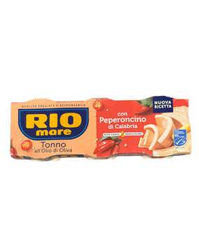 Тунець Rio Mare в оливковій олії з калабрійським перцем чилі 195 г (3 &times; 65 г) 45220 фото