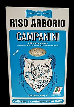 Рис Riso Arborio Riseria Campanini 1 кг, 10шт/ящ 1634659246 фото