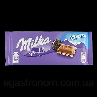 Шоколад Milka Oreo, 100 г, 22 шт/ящ 2087550828 фото