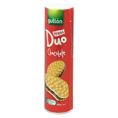 Печиво Gullon Duo Mega з шоколадним кремом 500гр, (20шт/ящ) T1711 фото
