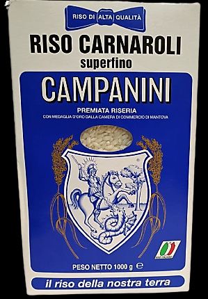 Рис Riso Carnaroli Riseria Campanini 1 кг, 10шт/ящ 1634662398 фото