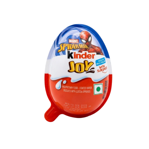 Шоколадне яйце Kinder JOY SPIDER-MAN 255451 фото