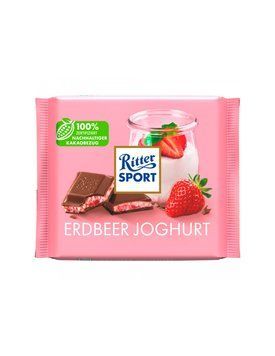 Шоколад Ritter Sport 100г Erdbeer Joghurt, полуничний йогурт 987778754873 фото