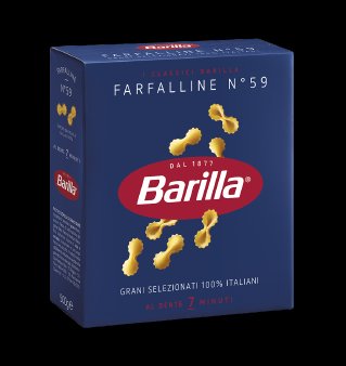 Макарони Barilla Farfalline №59 500гр, (16шт/ящ) 59 фото