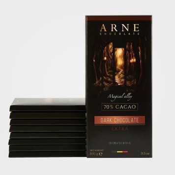 Шоколад Arne Extra чорний 70% 100г 75555 фото