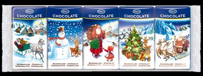 Молочні шоколадки Only Christmas, 5х15г, 20 шт/ящ 1683771481 фото