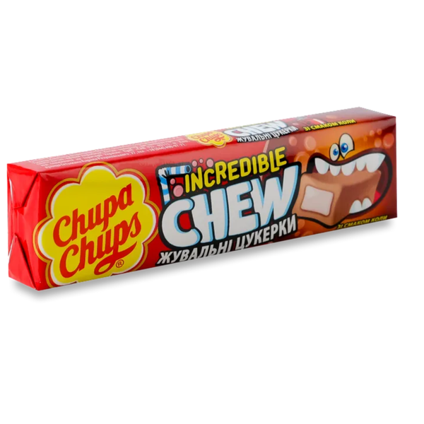 Жуйка Chupa Chups Incredible Chew Cola,20 шт 5565454 фото