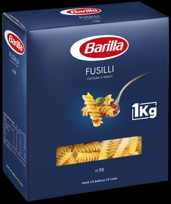 Макарони Barilla Fusilli №98 1кг, (12 шт/ящ) 98.1 фото
