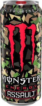 Напій енергетичний Monster Energy Assault, 500 мл, 12 шт/ящ 1910575869 фото