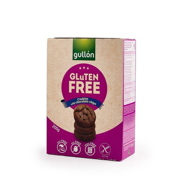 Печиво Gullon Sin Gluten Cookies de Cacao без глютену 200гр T1734 фото