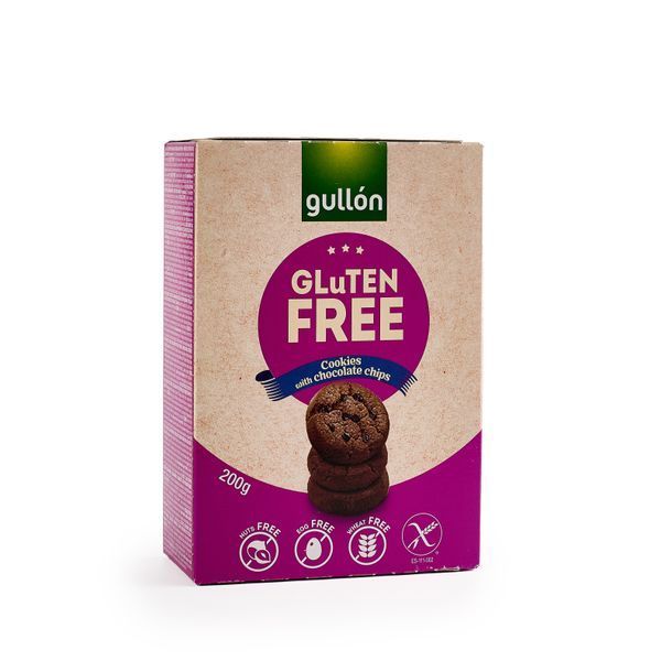 Печиво Gullon Sin Gluten Cookies de Cacao без глютену 200гр T1734 фото
