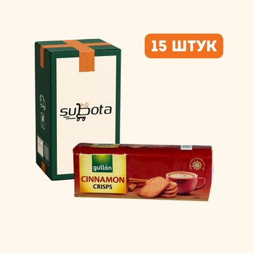 Печиво Gullon Cinnamon crisps з корицею 235гр, ящик 15 штук T4092(15) фото