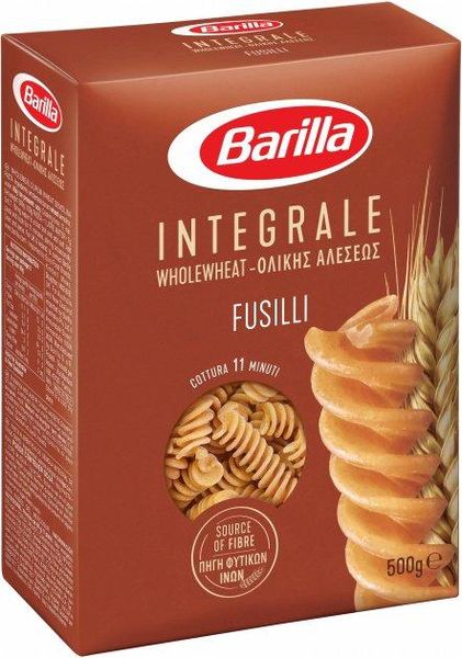 Макарони Barilla Інтеграли Fusilli 500гр, (12шт/ящ) LT900 фото