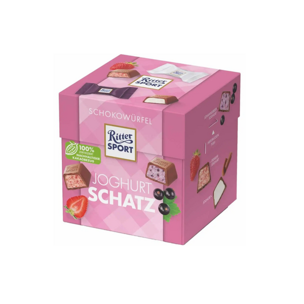 Цукерки Ritter Sport Schokowurfel Joghurtschatz 176г 9936475631 фото