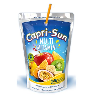 Сік Capri-Sun Multivitamin Мультивітамін 200мл, (40шт/ящ) LV1271 фото