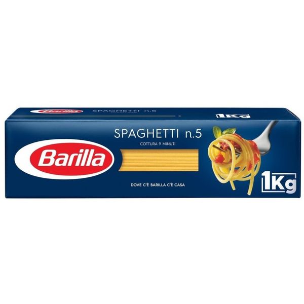 Макарони спагетті Barilla Spaghetti №5 1кг, (12 шт/ящ) 5.1 фото