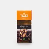 Чорний шоколад Trapa Intenso 80% без цукру з мигдалем 175гр 23250 фото