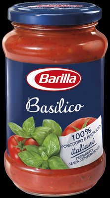Соус Barilla Basilico томатний з базиліком без глютену 400гр, (6шт/ящ) LT106 фото