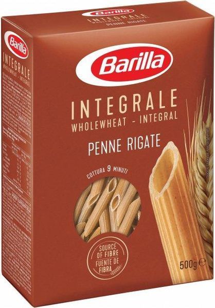 Макарони Barilla Інтеграли Pennette Rigate 500гр LT1656 фото