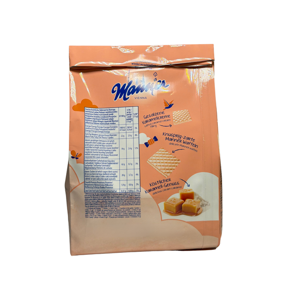 Вафлі Manner Zarties з начинкою солона карамель, 200 г, 5 шт/ящ 1985851601 фото