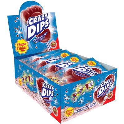 Льодяники Chupa Chups Crazy Dips Cola, 14 г, 12шт/ящ 1865678419 фото