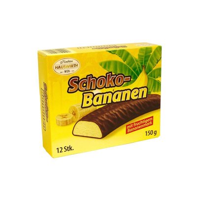 Суфле в шоколаді Hauswirth Schoko-Bananen банан 150 г, 24шт/ящ 1636472600 фото