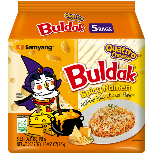 Локшина Buldak Quattro Cheese 140g 458795 фото
