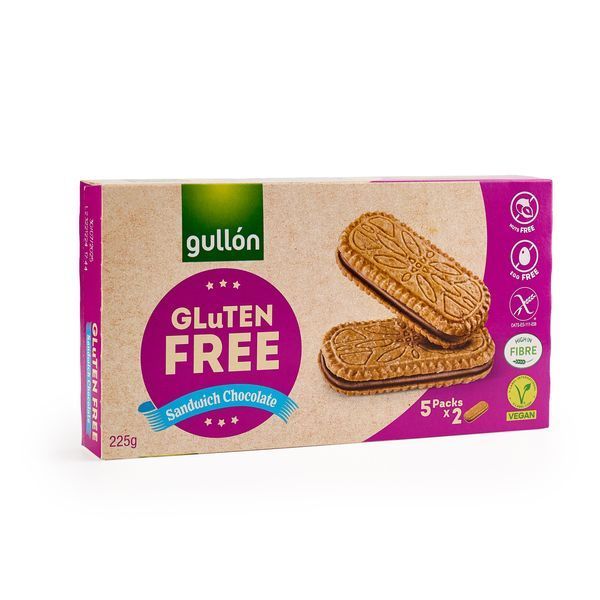 Печиво Gullon без глютену Sandwich choco, 225 г 1710098796 фото