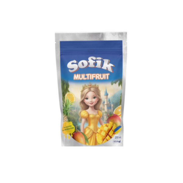 Напій соковий негазований Sofik Multifruit зі смаком манго 200мл copy_099878767 фото
