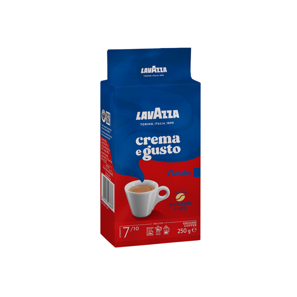 Кава Lavazza Crema e Gusto Classico мелена, 250 г, 20 уп/ящ 2223740692 фото