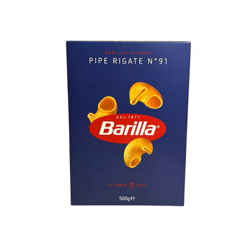 Макарони Barilla Pipe Rigate №91 500гр 91 фото