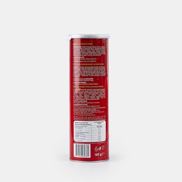 Чіпси Mr. Chipas Bacon, бекон, 160 г 2072650113 фото