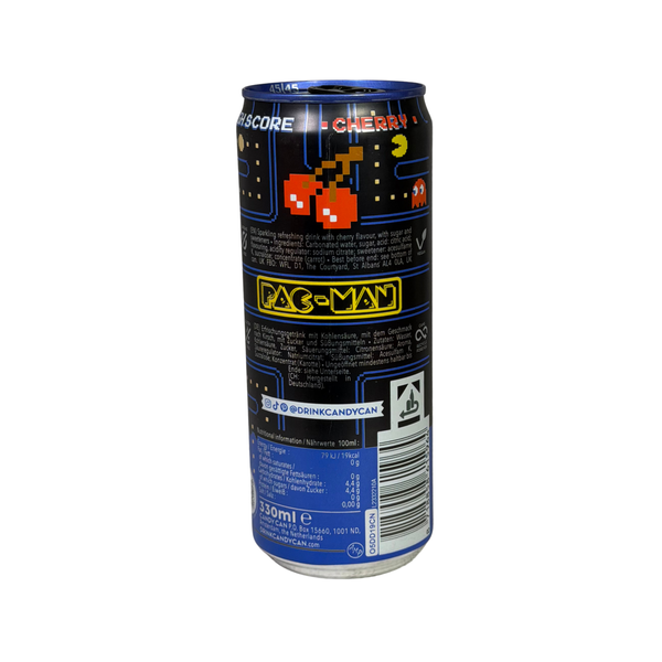 Напій газований Candy Can PACMAN Cherry зі смаком вишні 330мл ж/б 154120101 фото