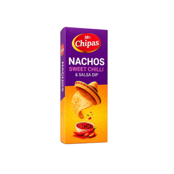 Кукурудзяні чіпси Mr. Chipas Sweet Chilli з соусом сальса 02325645 фото