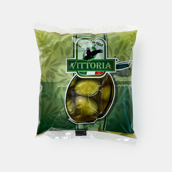 Оливки зелені великі Vittoria Olive Verdi Dolci Giganti 250гр 636 фото