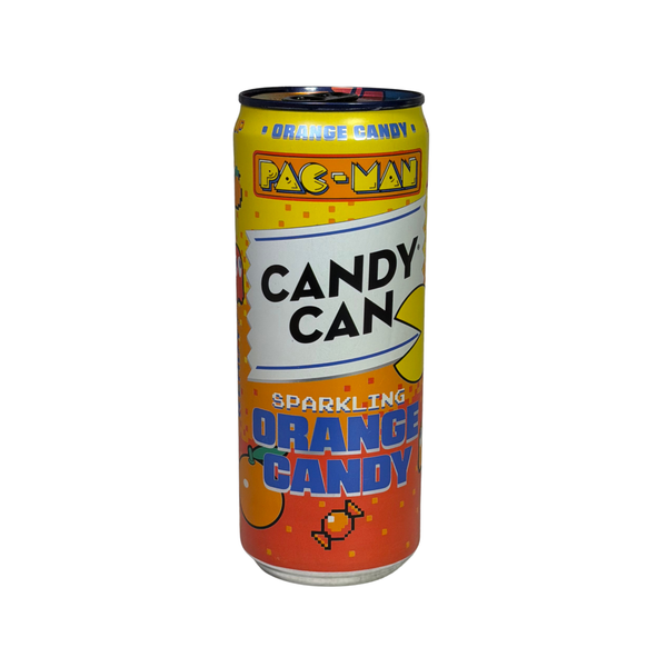 Напій газований Candy Can PACMAN Orange зі смаком апельсина 330мл ж/б 023465410 фото