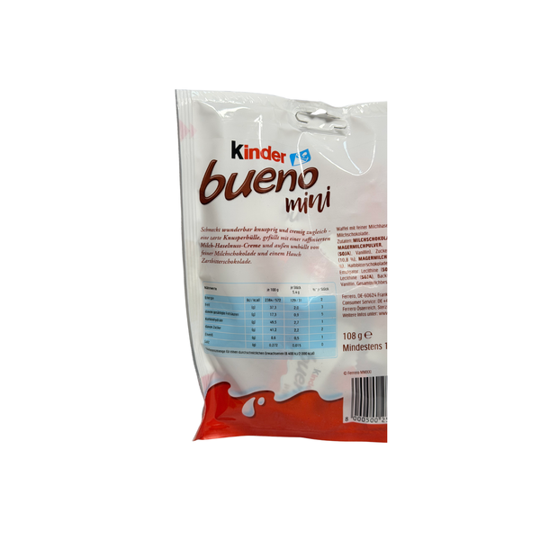 Шоколад Kinder Bueno Mini 108г 454121202 фото