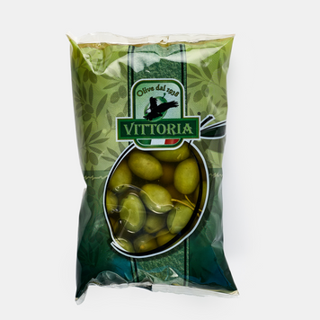 Оливки зелені великі Vittoria Olive Verdi Dolci 500гр 201 фото