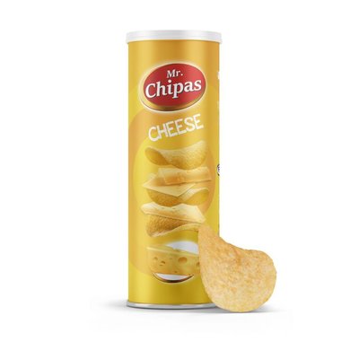 Чіпси Mr. Chipas Cheese, cир, 160 г, 24 уп/ящ 2072709633 фото