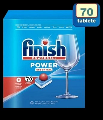 Таблетки Finish Powerball Essential для посудомийних машин, 70 шт/1уп 1890534799 фото