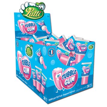 Жуйки Lutti Tubble Gum Tutti тутті-фрутті, 36шт/уп 1640476957 фото