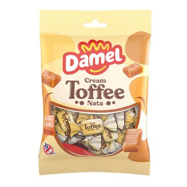Цукерки Damel Toffee cream nata, 120 г без глютену, 12 шт/ящ 1911478299 фото