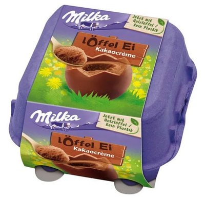 Шоколадні яйця Milka Kakaocreme з какао-кремом, 135 г, 20 уп/ящ 2153952872 фото